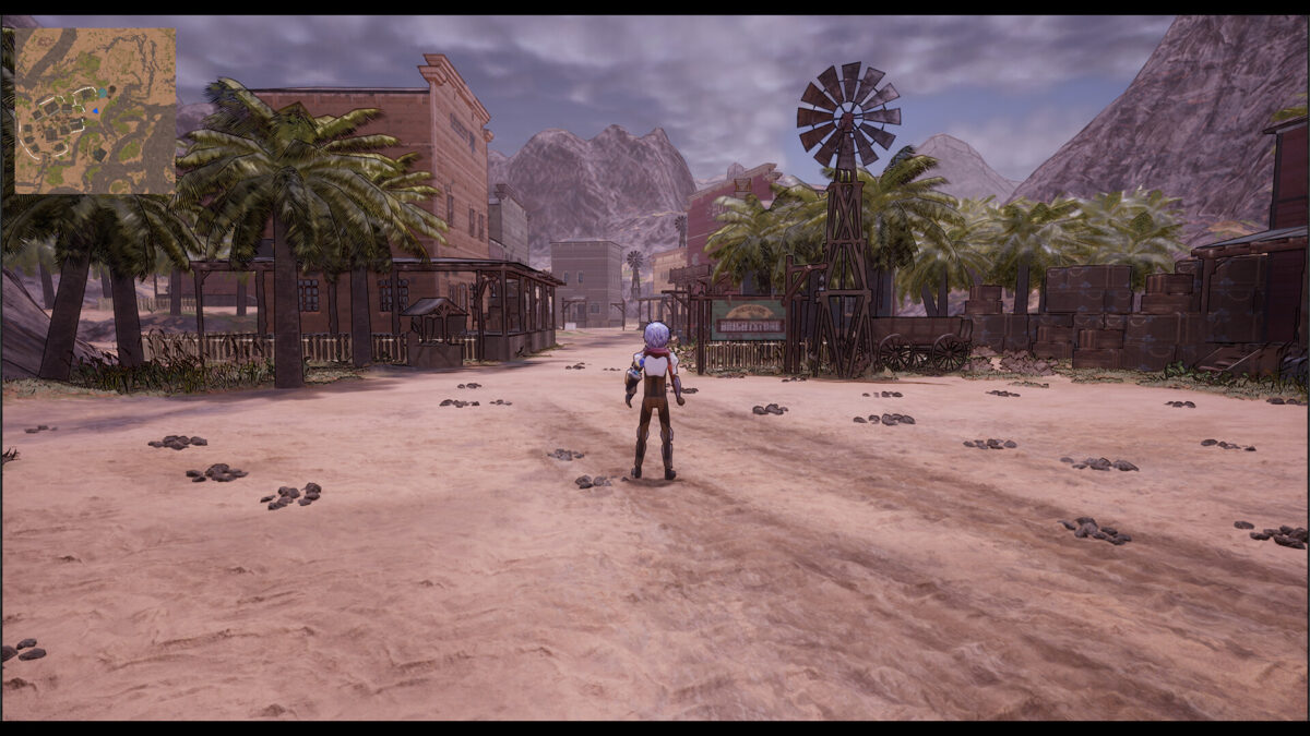 遊戲中的城鎮與NPC互動場景