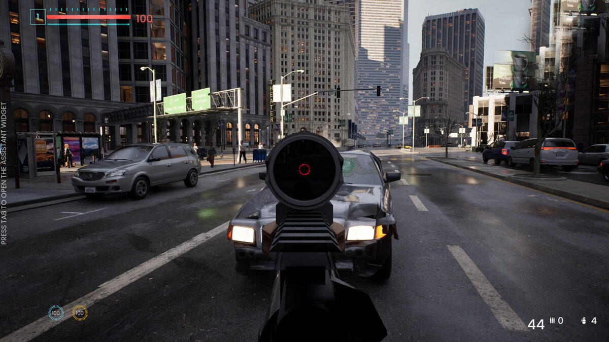 善良都市 建築光影效果