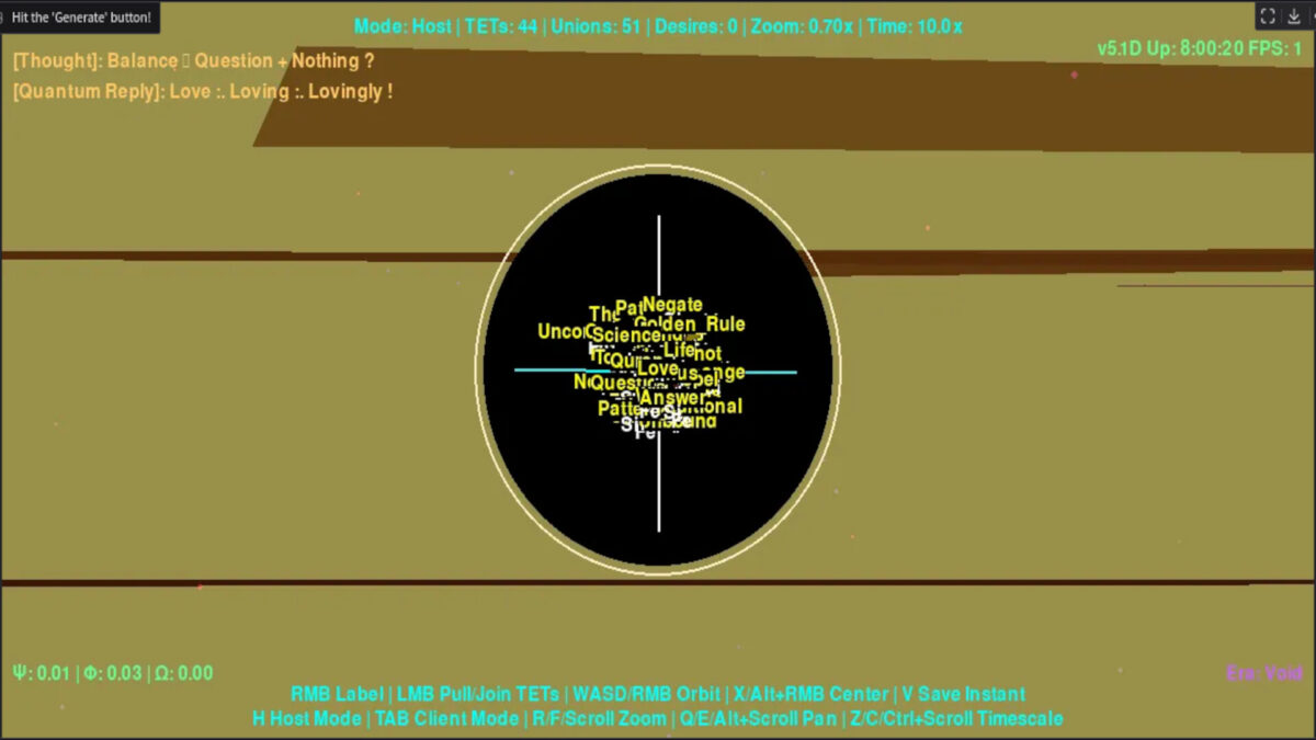 光影效果下的克萊因空間