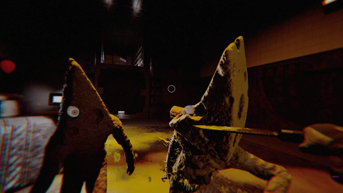 黑暗走廊中的驚悚追逐戰