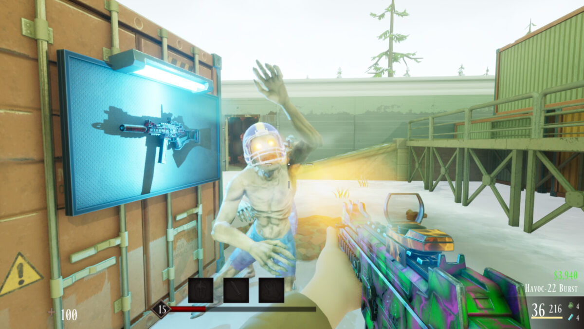 面對巨量喪屍包圍時的生存視角