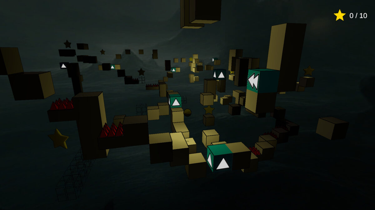 遊戲中的開闊天空與複雜平台結構