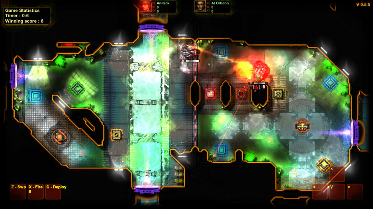 鋼鐵暗影競技場 激烈火拼畫面