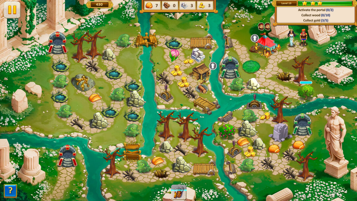 梅狄亞與傑森在迷宮中的冒險畫面