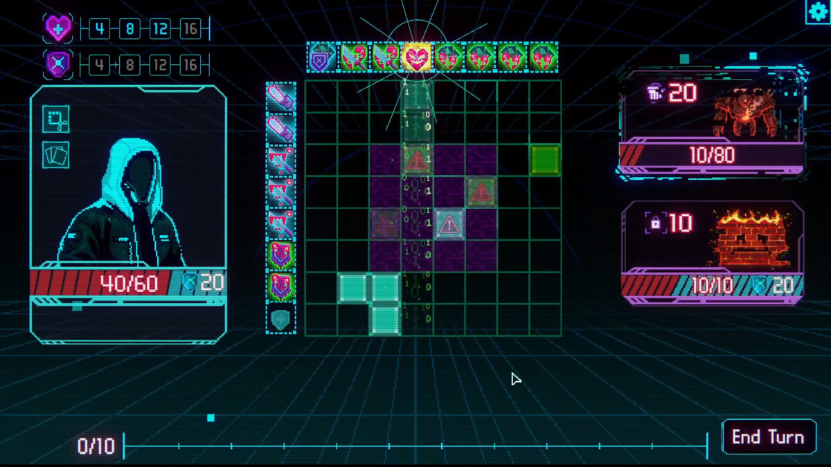 EXE.CUTOR 裝備選擇與升級界面