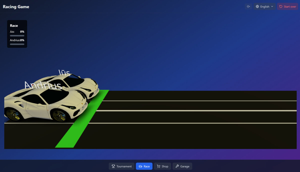3D race game 遊戲截圖 - 彎道攻略細節
