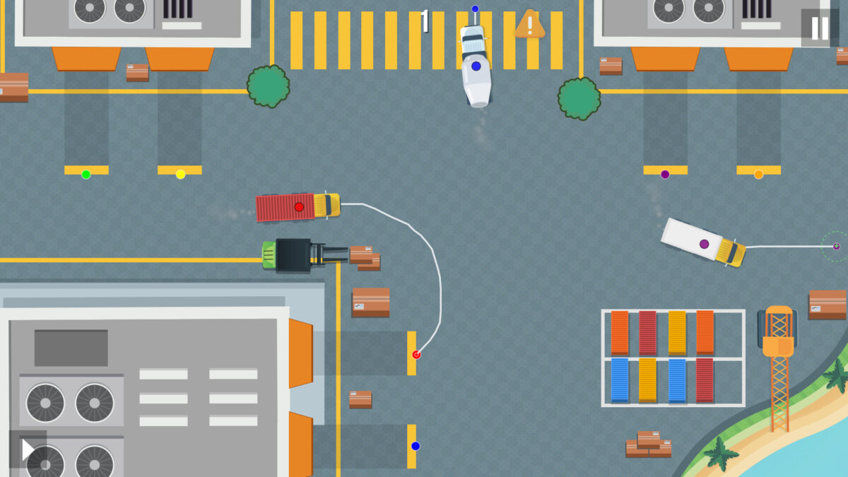 《Truck Master》遊戲卸貨操作指示