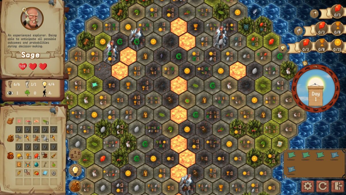 隨機生成的地形與猛獸