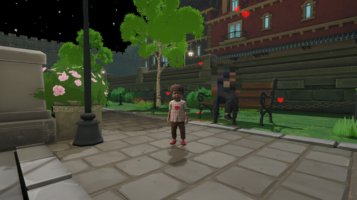 遊戲實機截圖 - 繽紛的角色對話場景