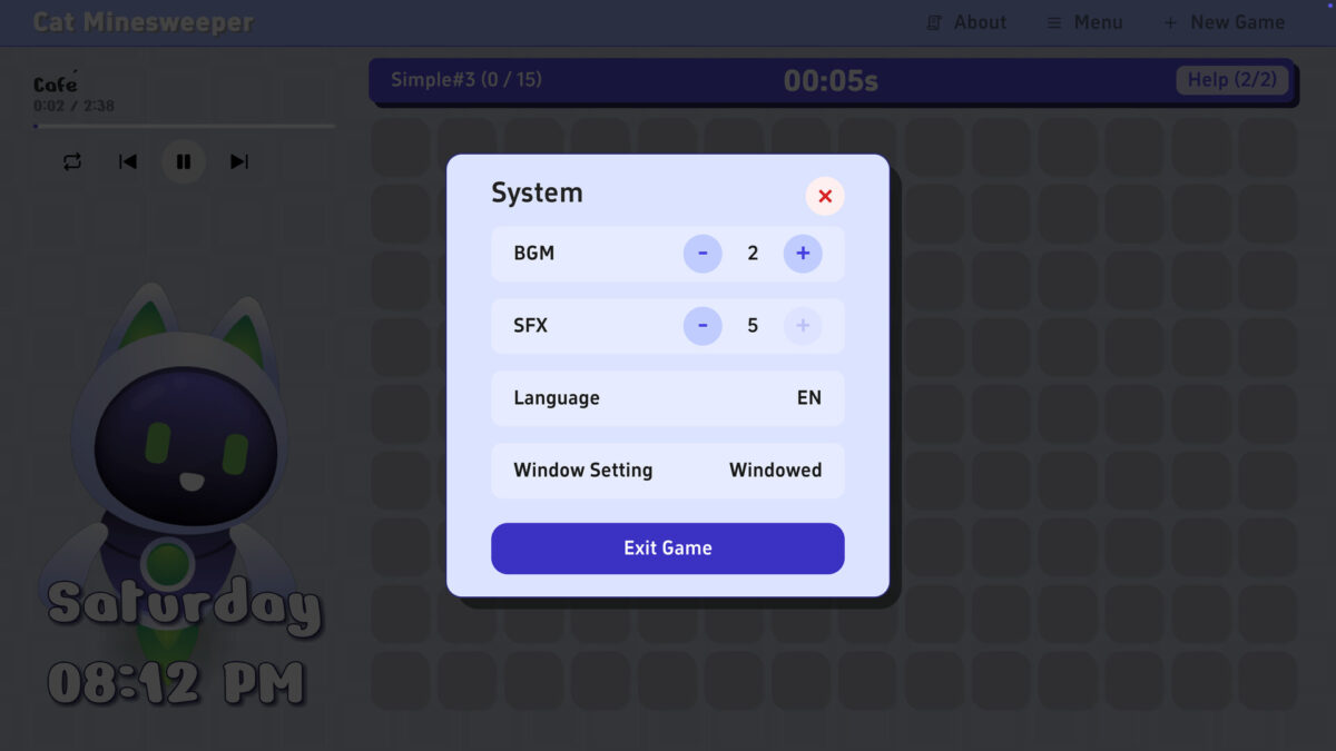 Cat Minesweeper 的自定義背景功能