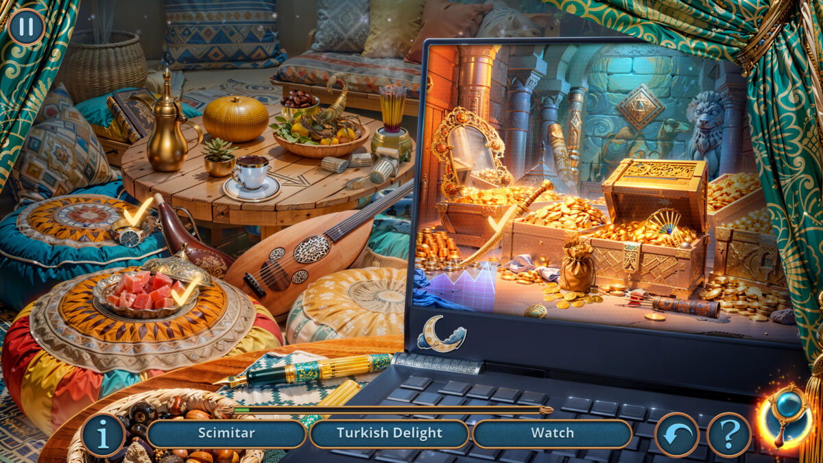 精美的手繪遊戲場景展示