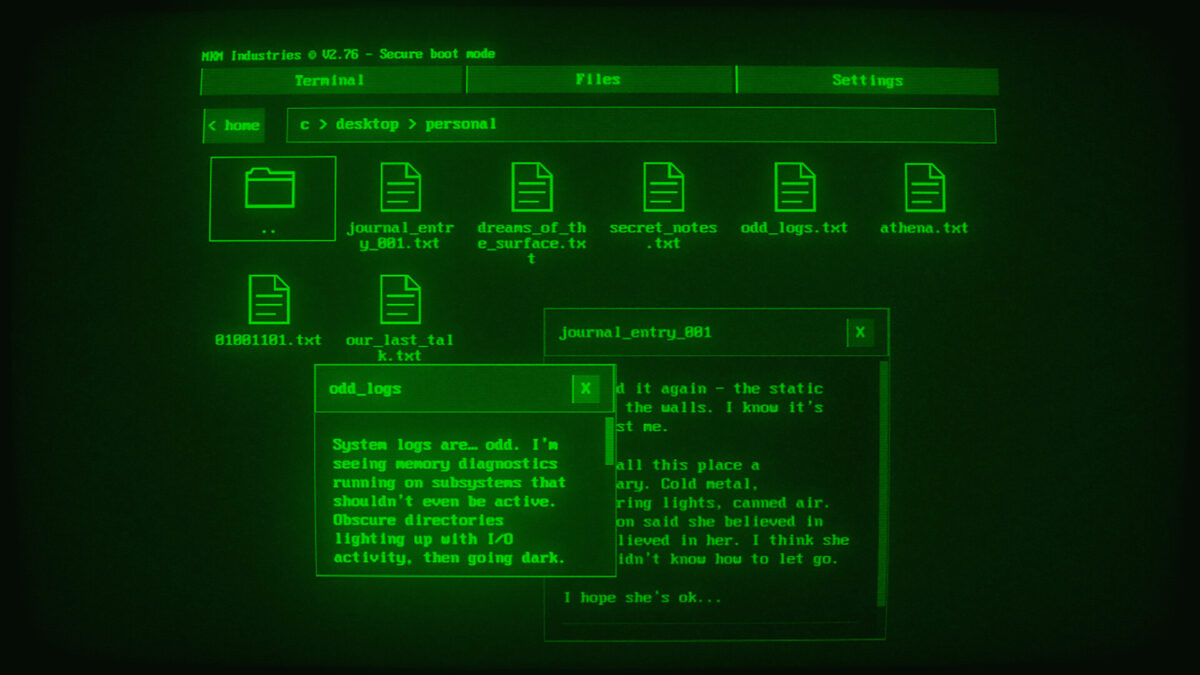 氛圍強烈的系統開機畫面