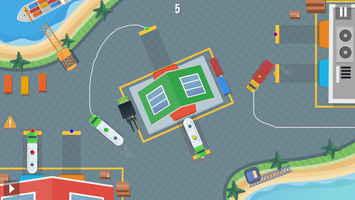 《Truck Master》複雜的交通動線設計