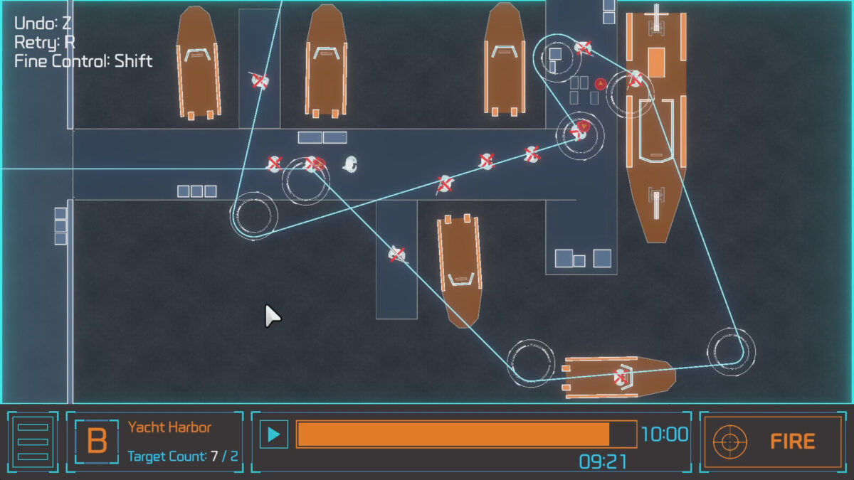 複雜的力場佈局截圖