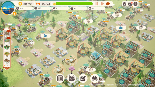 遊戲實際運行截圖：充滿陽光的森林一角