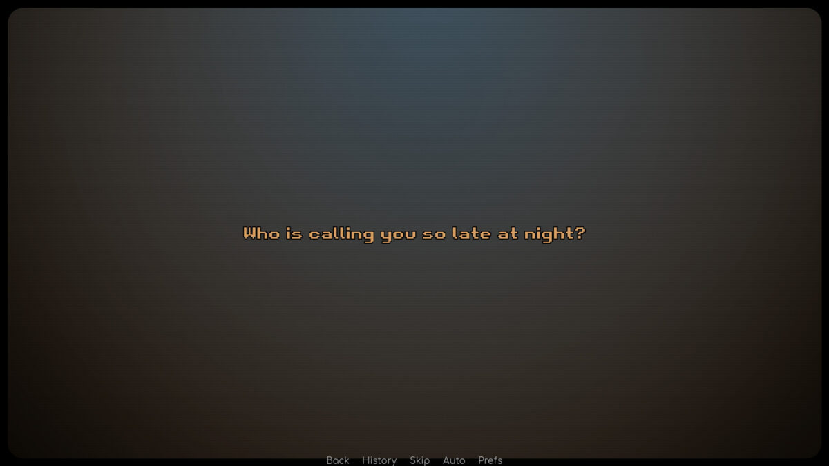 遊戲中的文字對話介面