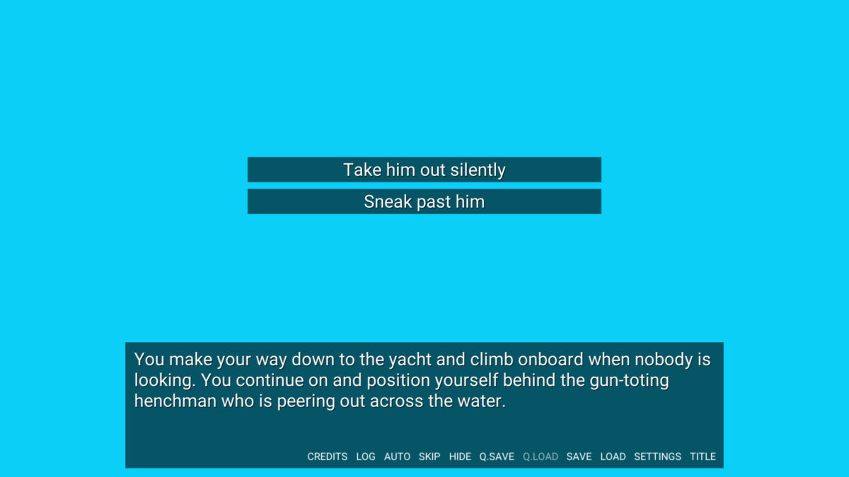 場景探索與對話選擇
