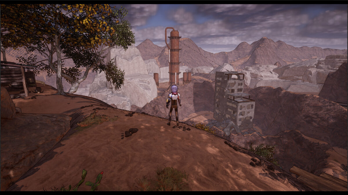 遊戲廢土場景與戰車探索實機畫面