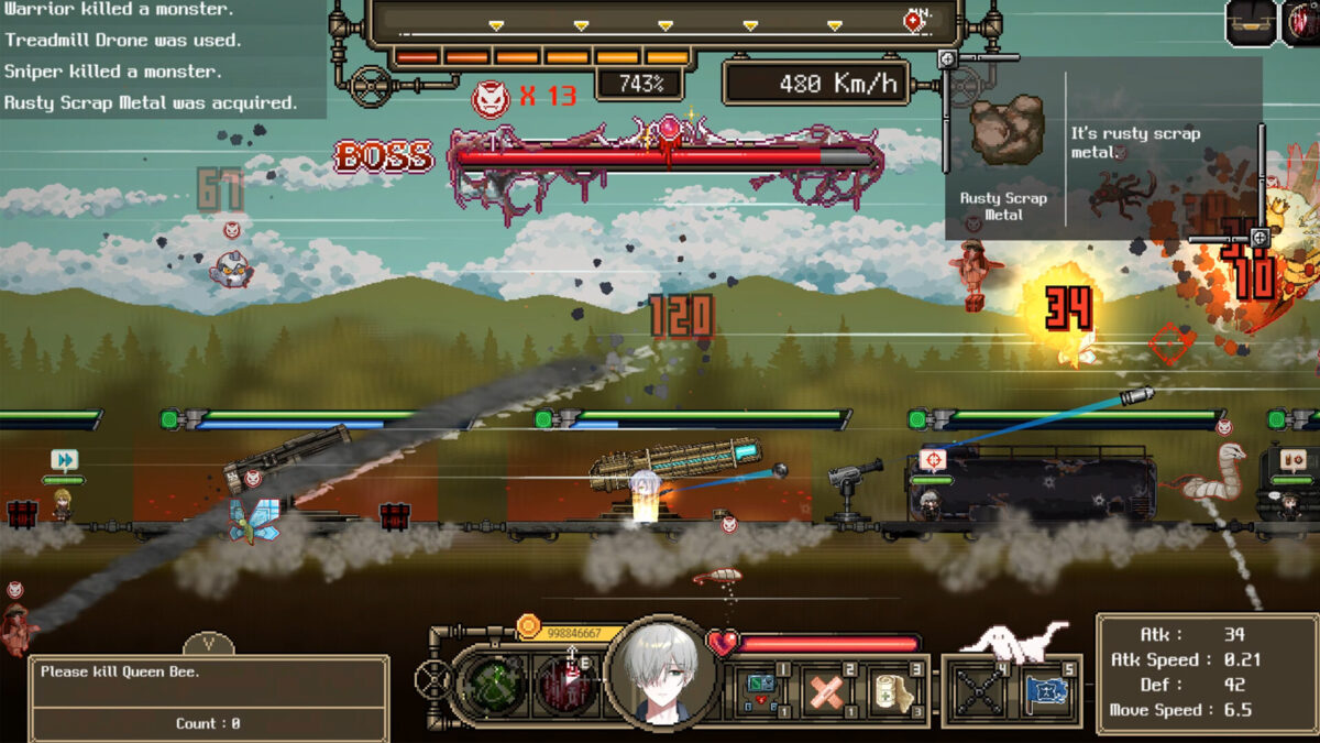 遊戲實機戰鬥畫面 2