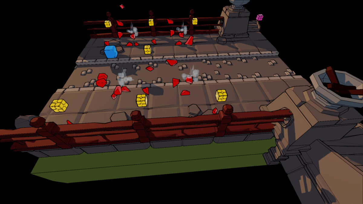 冷峻且充滿幾何美感的場景設計