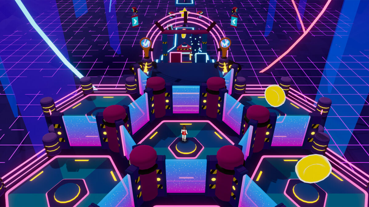 夜間模式下的甜蜜島光影