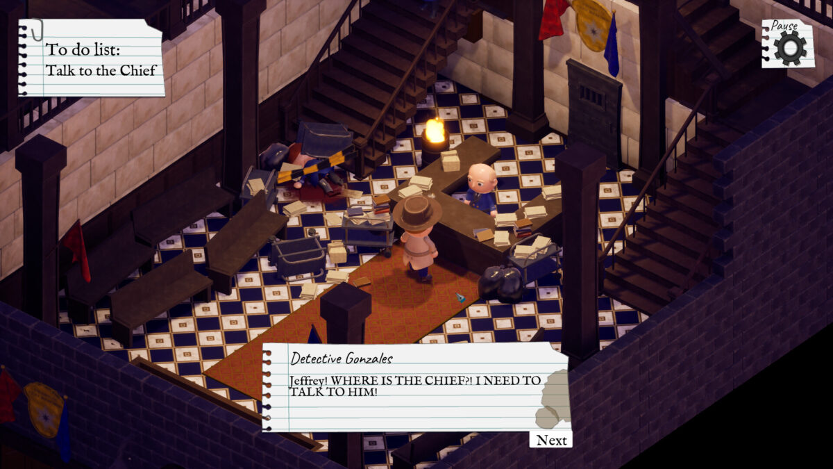 昏暗場景中尋找破案關鍵