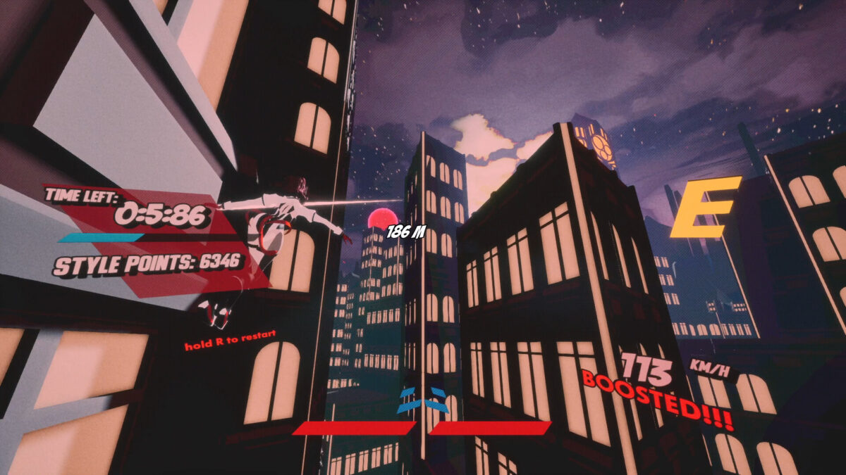 夜間都市跑酷特效