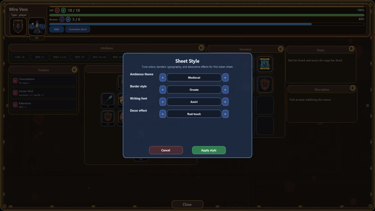 RP2D的抽牌卡組模式介面，展示自定義卡牌與牌組應用