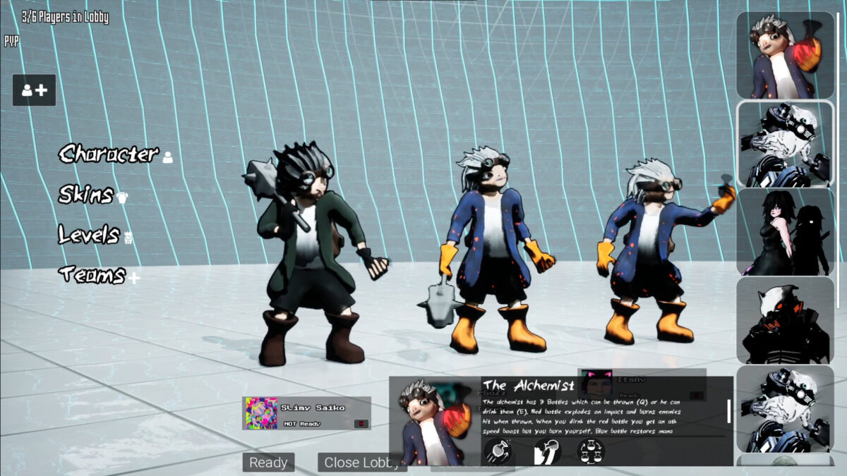 虛空戰士 角色自定義界面預覽