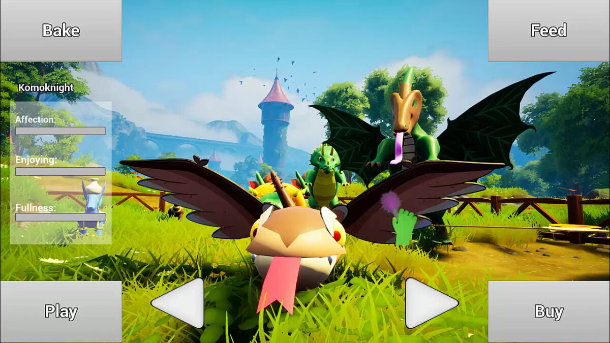 Spiritmorph 遊戲截圖：室內餵養環境