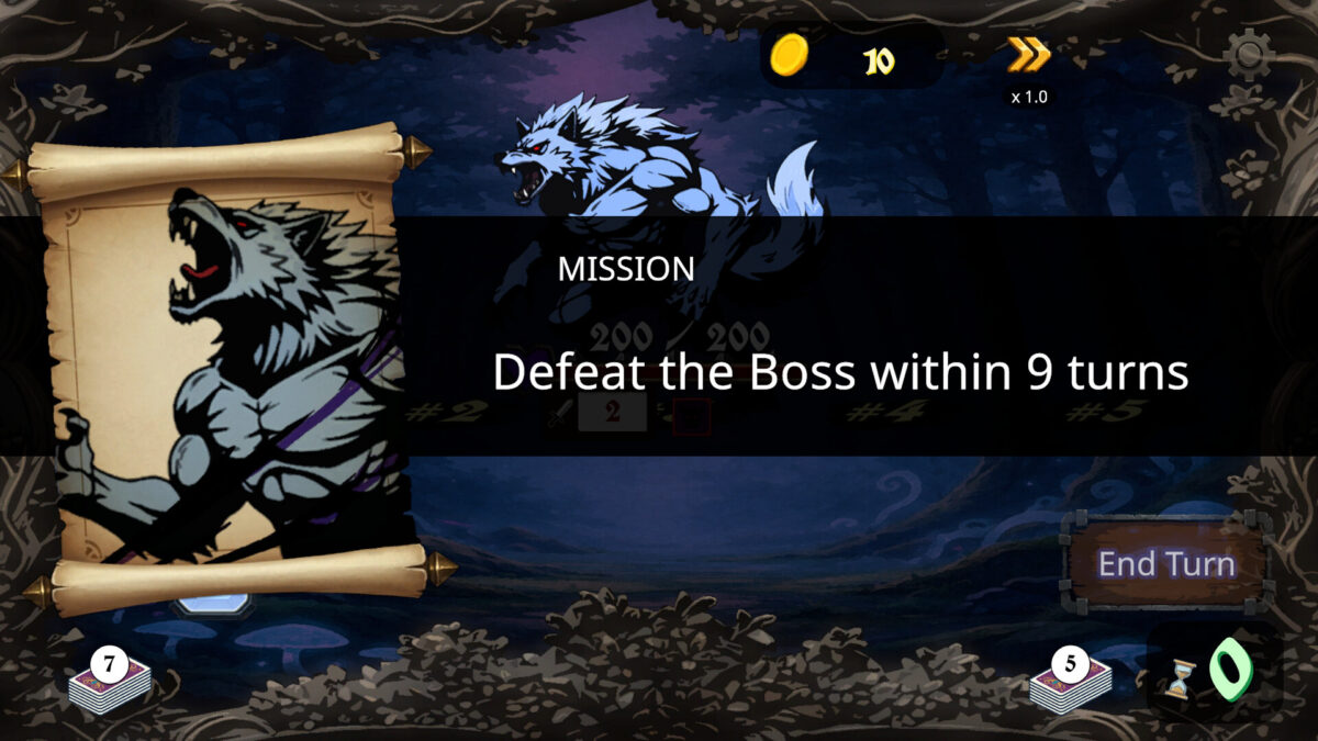 充滿神祕氣息的森林背景