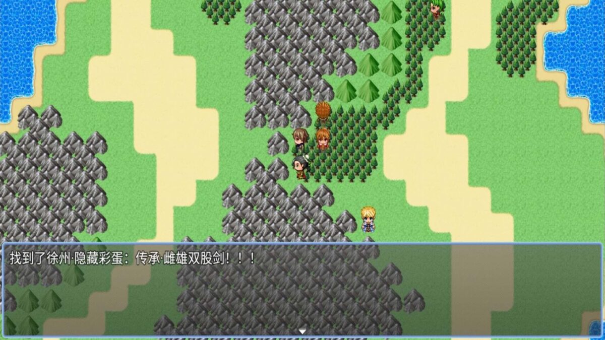 細膩的像素地圖探索介面