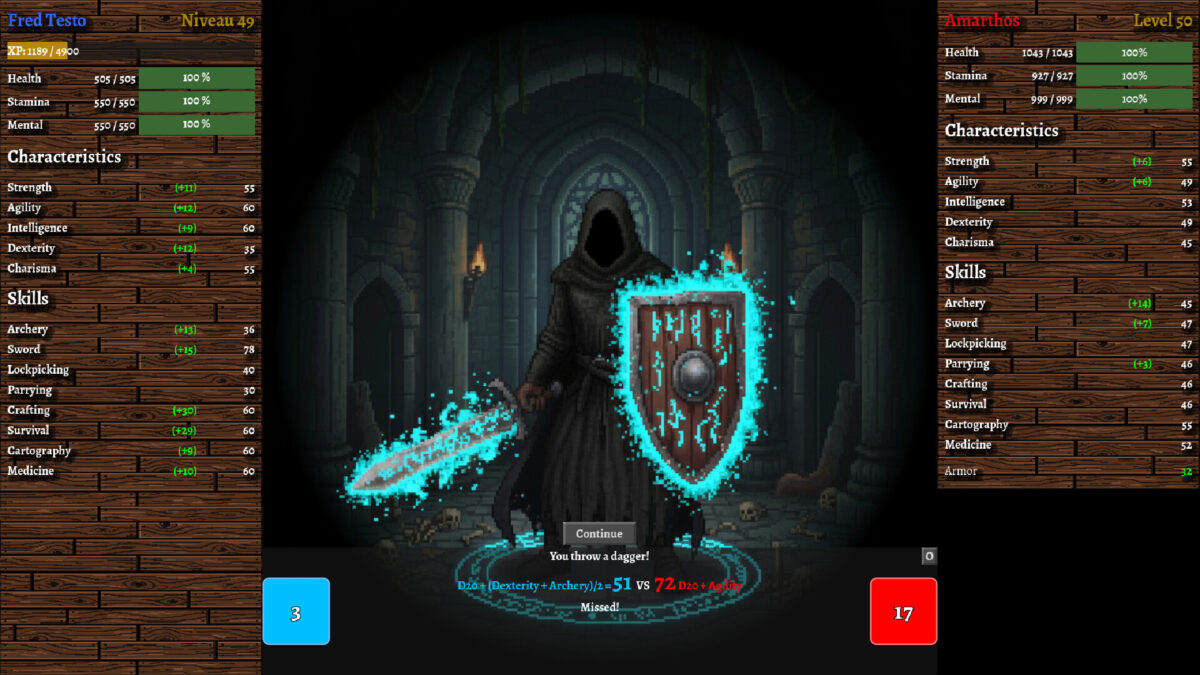 黑暗環境下的戰鬥機制