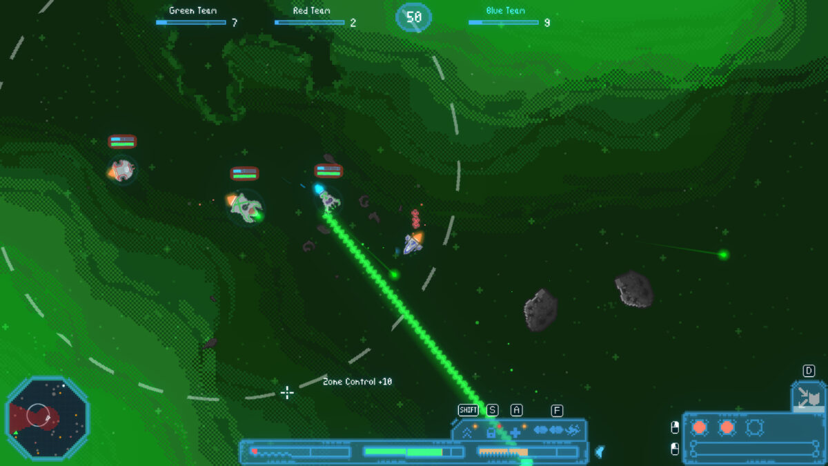 團隊合作掌控戰局