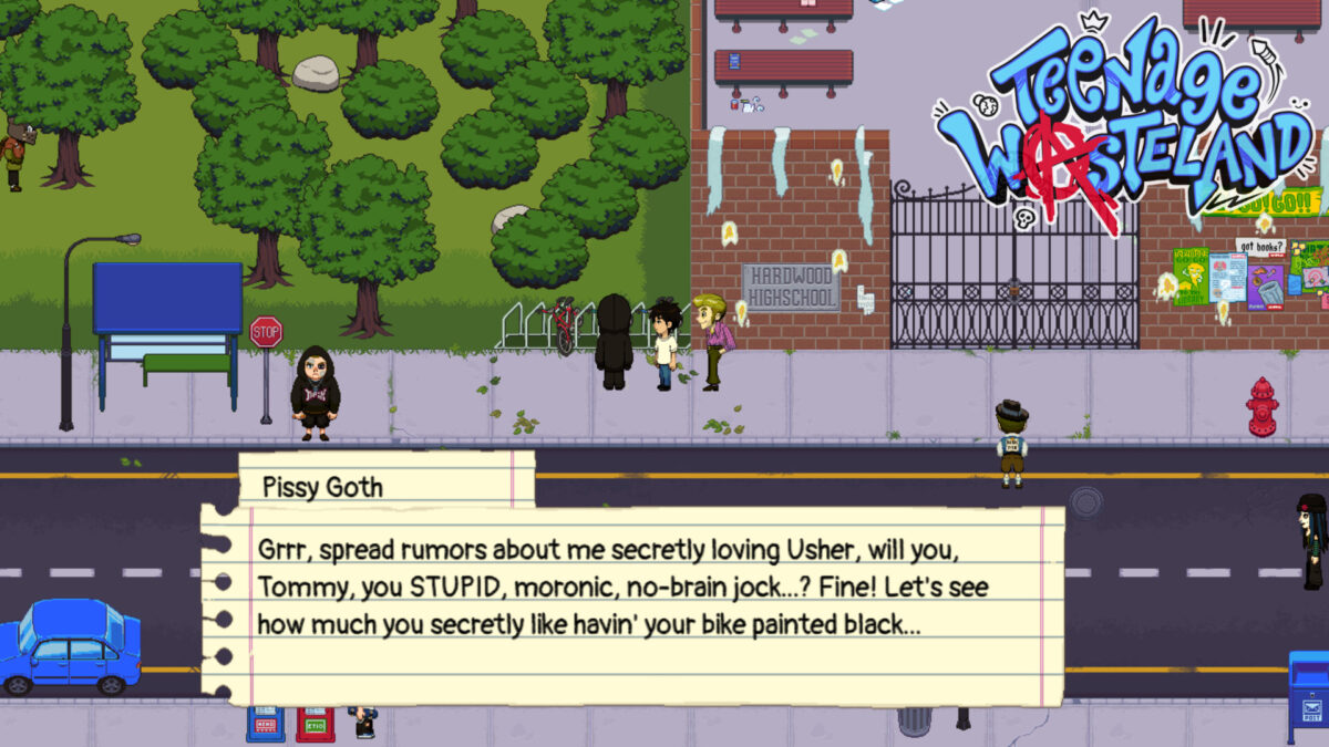 玩家與伙伴在城鎮中的探索畫面