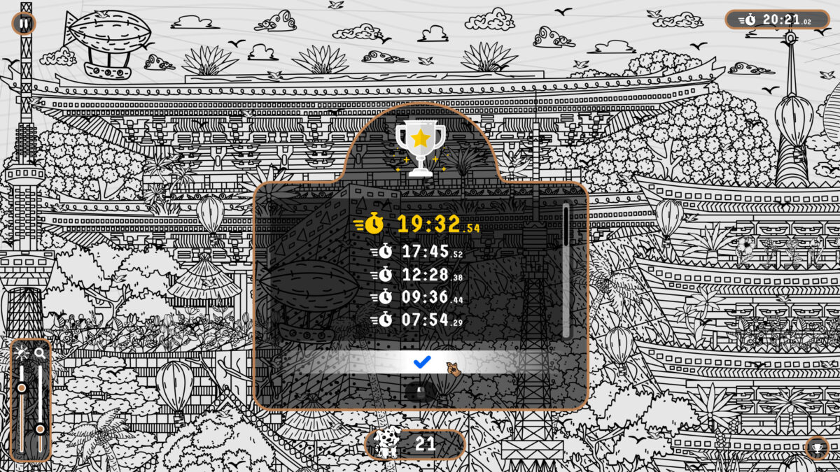 複雜且充滿細節的都市插畫