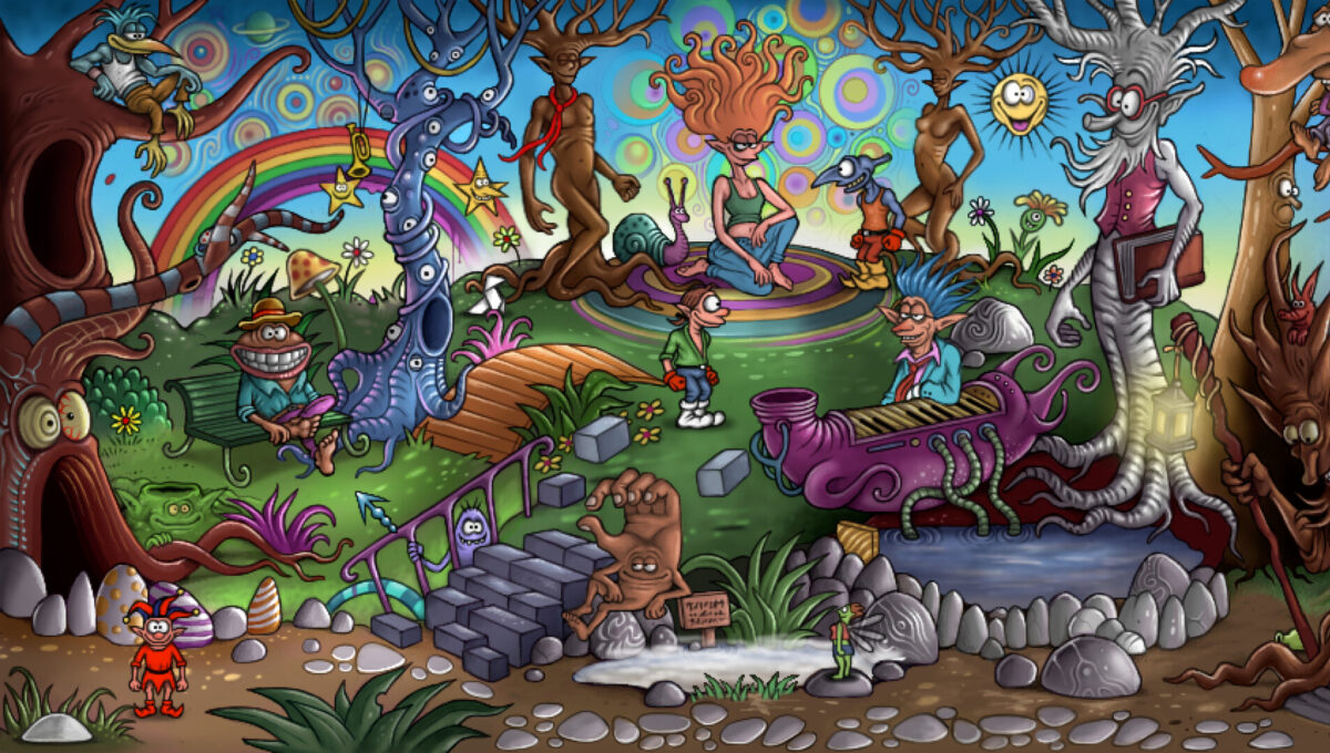 GOBLiiNS6 角色對話與互動畫面