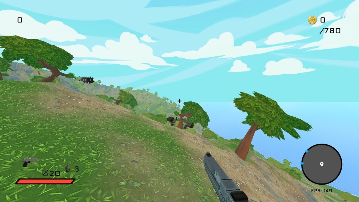 遊戲內島嶼探索場景