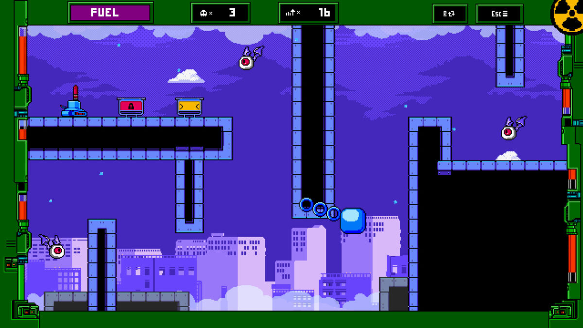 Final Payload 遊戲內截圖：複雜的防禦設施