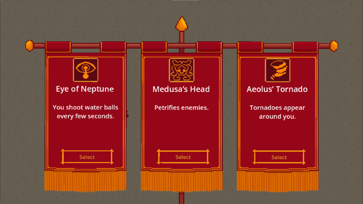 遊戲中的升級與裝備介面