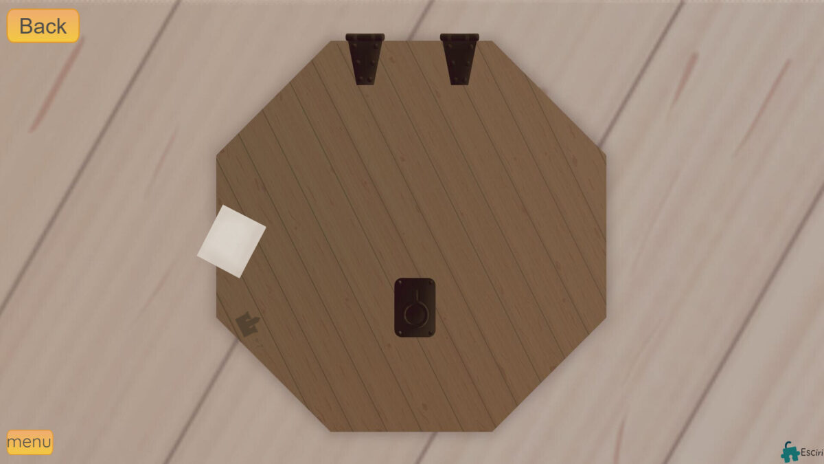 騎士的挑戰遊戲畫面:地板上的秘密活板門