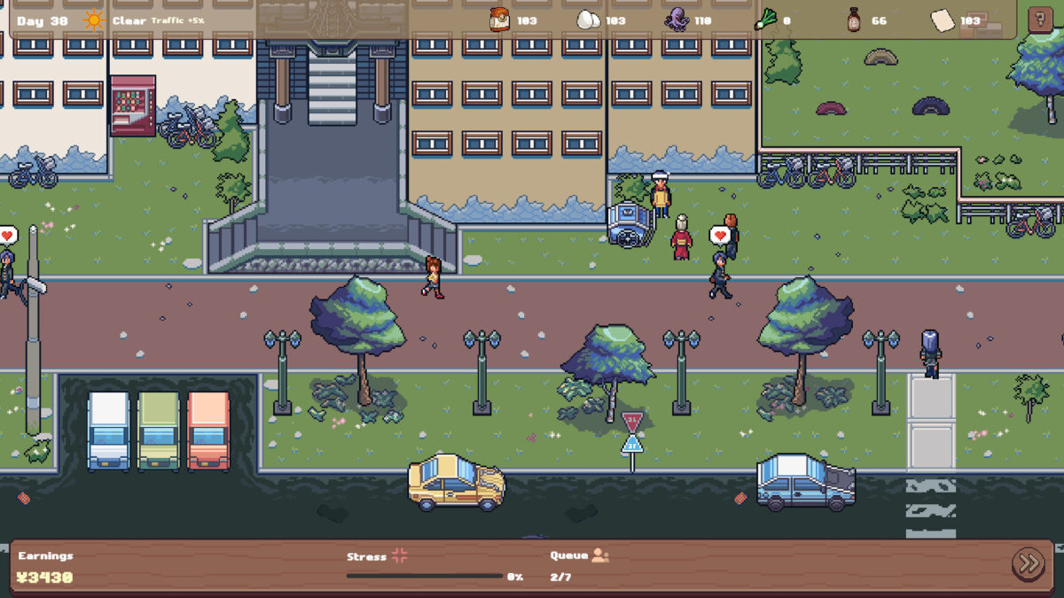 遊戲中的夜晚場景