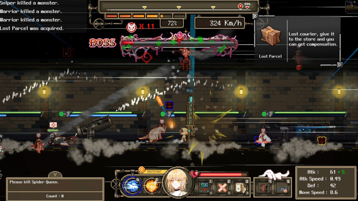 遊戲實機戰鬥畫面 1