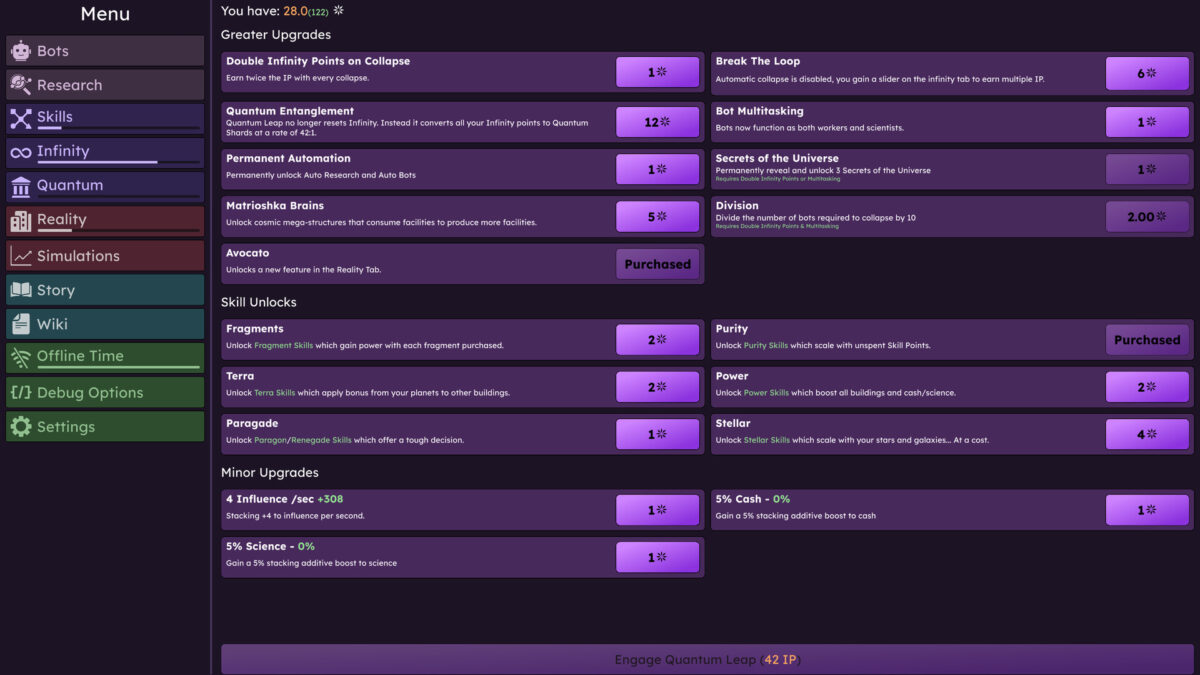 夢境模擬介面，展示原始文明發展