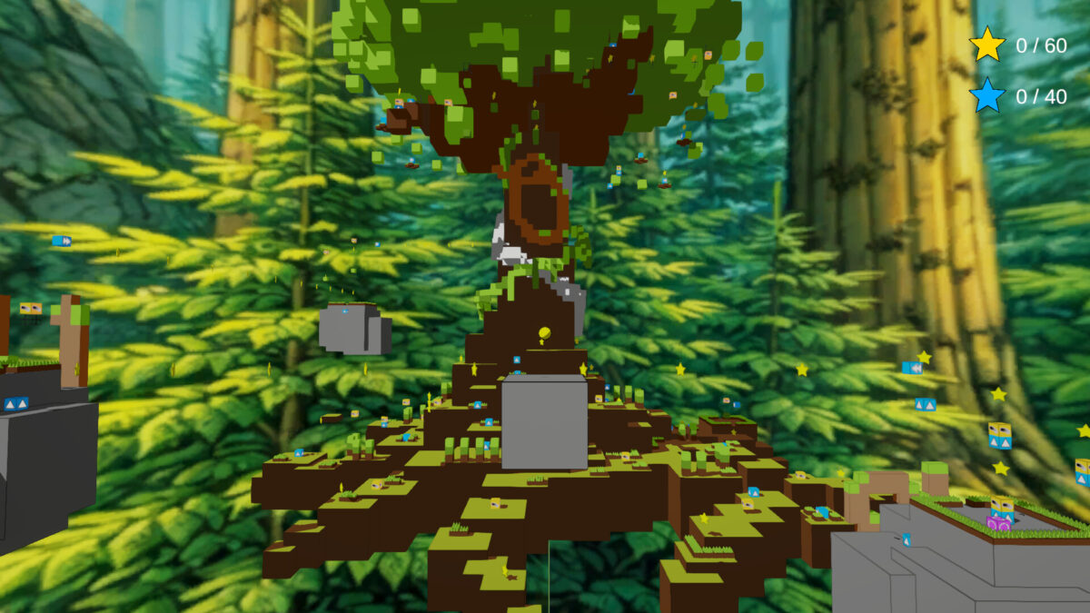 不同光影表現下的平台場景