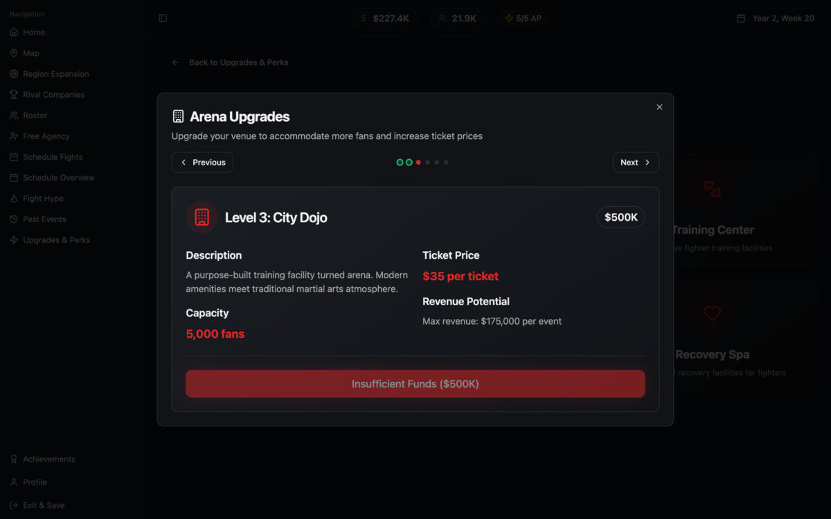 MMA Empire 的選手詳細數據統計