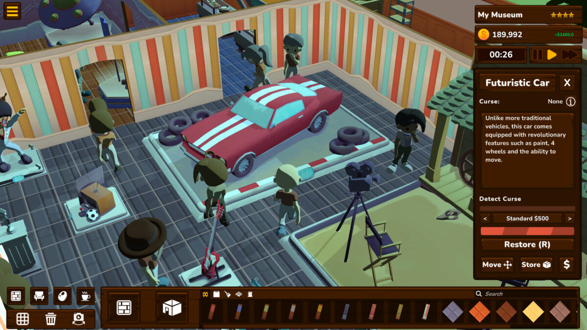 精緻的卡通美術風格營造出舒適的經營氛圍