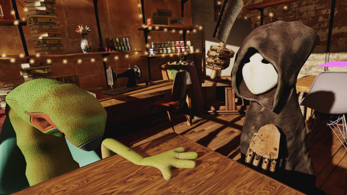 充滿手工感的遊戲場景