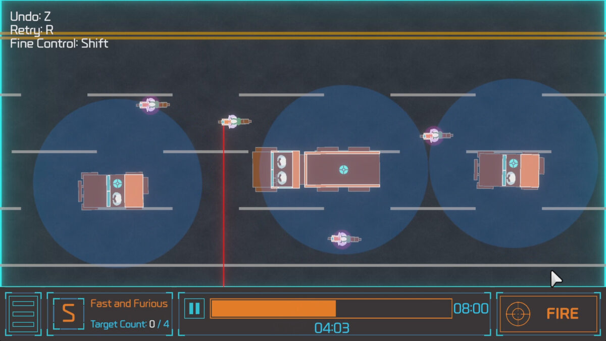 多目標鎖定實機畫面