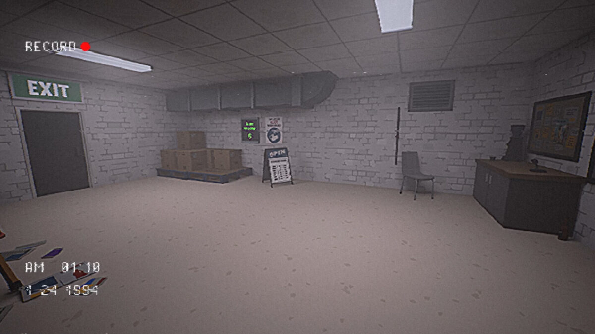 超市走廊的詭異氛圍